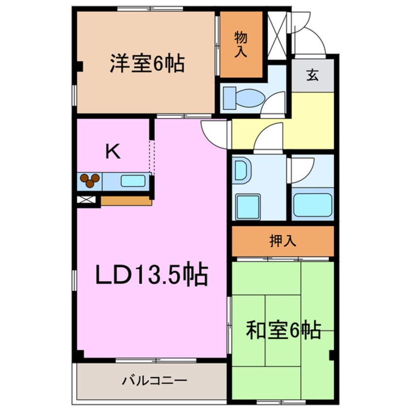 間取図 ミッシェル香久山