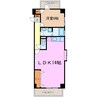 ロイヤルハイツ平針 1LDKの間取り