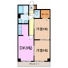 ロイヤルハイツ平針 2DKの間取り