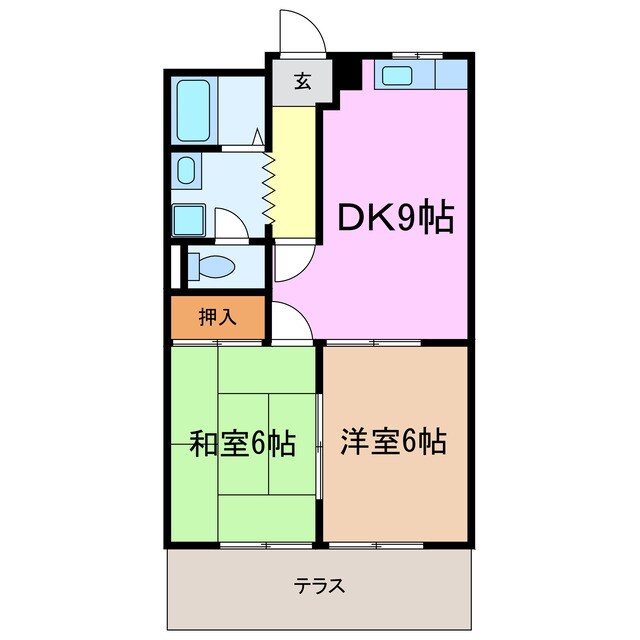 間取り図 スプリング岩崎Ⅰ