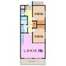 パークサイド三好ヶ丘 2LDKの間取り