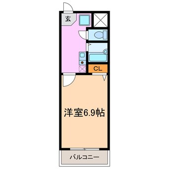 間取図 エトアール平針Ⅱ