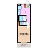 第３オオタビル 1Kの間取り