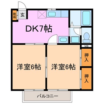 間取図 フェアリーハイツ