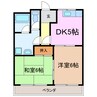 ボンヌシャンス 2Kの間取り