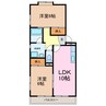 パークレジデンス 2LDKの間取り