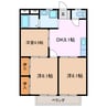 BELL CITY  B 3DKの間取り