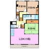 レジデンス永井 3LDKの間取り