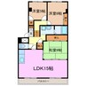 レジデンス永井 3LDKの間取り