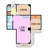 アビタマルフク 2LDKの間取り
