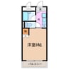 ハピネス1 1Kの間取り