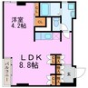 ＨⅩ 1LDKの間取り
