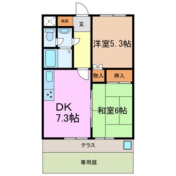 間取図 エルテ梅ヶ丘