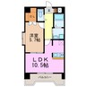 レジェンド21 1LDKの間取り