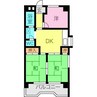 平子台マンション 3DKの間取り