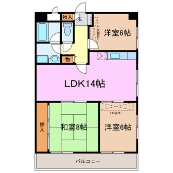 間取図 ユニーブル原央