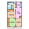 エルシャルマン 3LDKの間取り