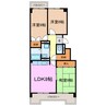 メゾン平中 3LDKの間取り