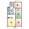 ドミール藤井 3LDKの間取り