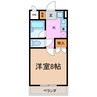 シェモア平針 1Kの間取り