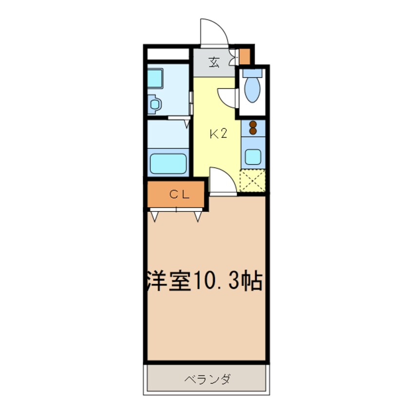 間取図 カーサ荒池