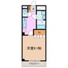 プルミエール 1Kの間取り