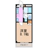サリーレ中平 1Kの間取り