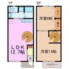 belle epoque（ベル・エポック） 2LDKの間取り