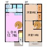 belle epoque（ベル・エポック） 2LDKの間取り