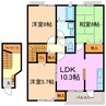 POLARIS-OM 3LDKの間取り