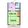 マツヤハイツ 2Kの間取り