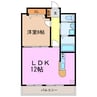 CALM HARA 1LDKの間取り