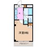 セレッソⅢ 1Kの間取り