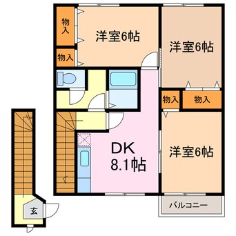 間取図 ドゥ・ロジュマンⅣ