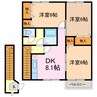ドゥ・ロジュマンⅣ 3DKの間取り
