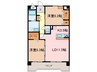Elle Bonheur 2LDKの間取り
