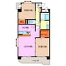 Elle Bonheur 2LDKの間取り