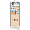 キャメロット 1Kの間取り