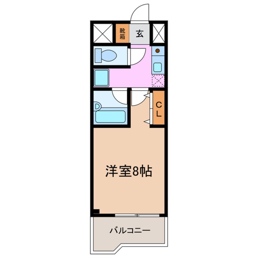 間取図 IB.はら