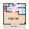 しあわせSO 1Kの間取り