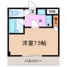 しあわせSO 1Kの間取り