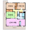 グランメール香久山 3LDKの間取り