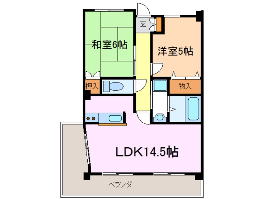 間取図 グランメール香久山