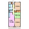 ヒルズ池場 3LDKの間取り