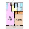 向山ステージ 1LDKの間取り