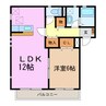 ミモザ館 1LDKの間取り