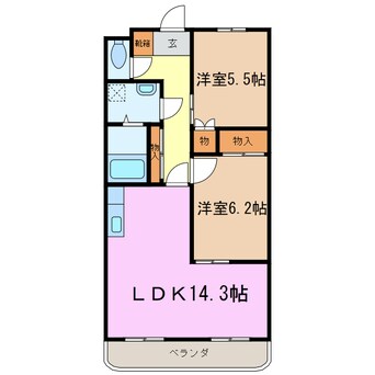 間取図 グレイススクエア