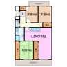 佐久間マンション 3LDKの間取り