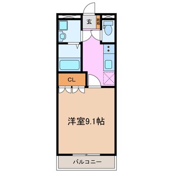 間取図 ルミエール大坪