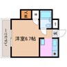 大林ビル 1Kの間取り